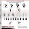 Service Caster 3 Inch 316SS Black Polyurethane Swivel 1-3/8 Inch Expanding Stem Caster Set SCC SCC-SS316EX20S314-PPUB-BLK-138-4 - alternate 2
